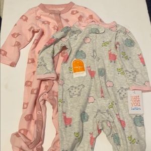 Infant Girl Pajamas - NWT